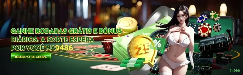 Bônus boas-vindas 9x999 R$100